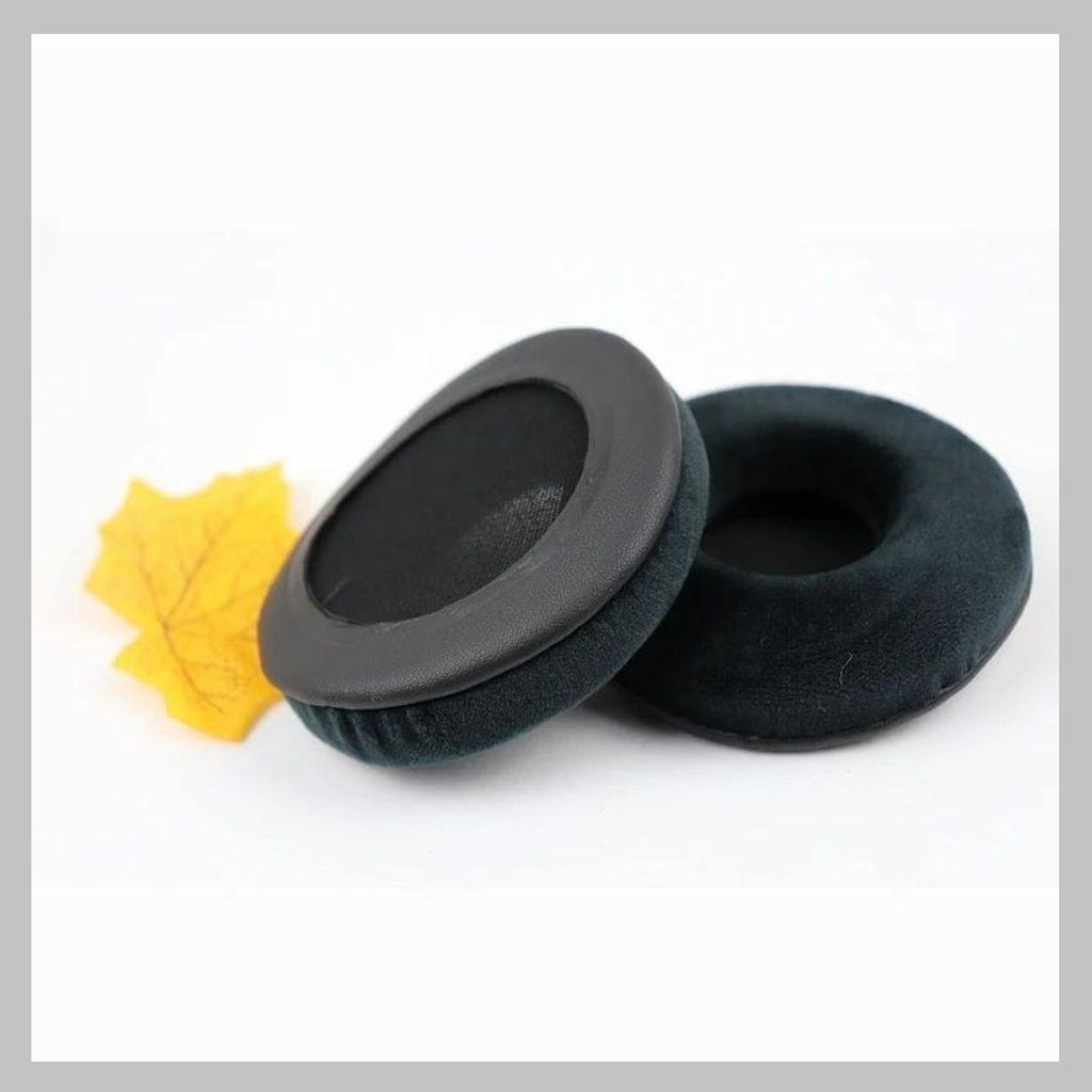 90 mm 1 Paar weiche Ohrpolster aus Samtschaum für Kopfhörer von Sony, AKG, Sennheiser, ATH und Philips