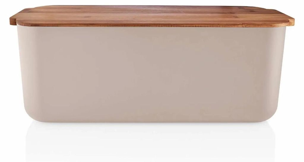 Eva Solo Brotkasten, Brotkorb, Bambus, Kunststoff, Sand, 42 x 19 x 15.5 cm, 520454
