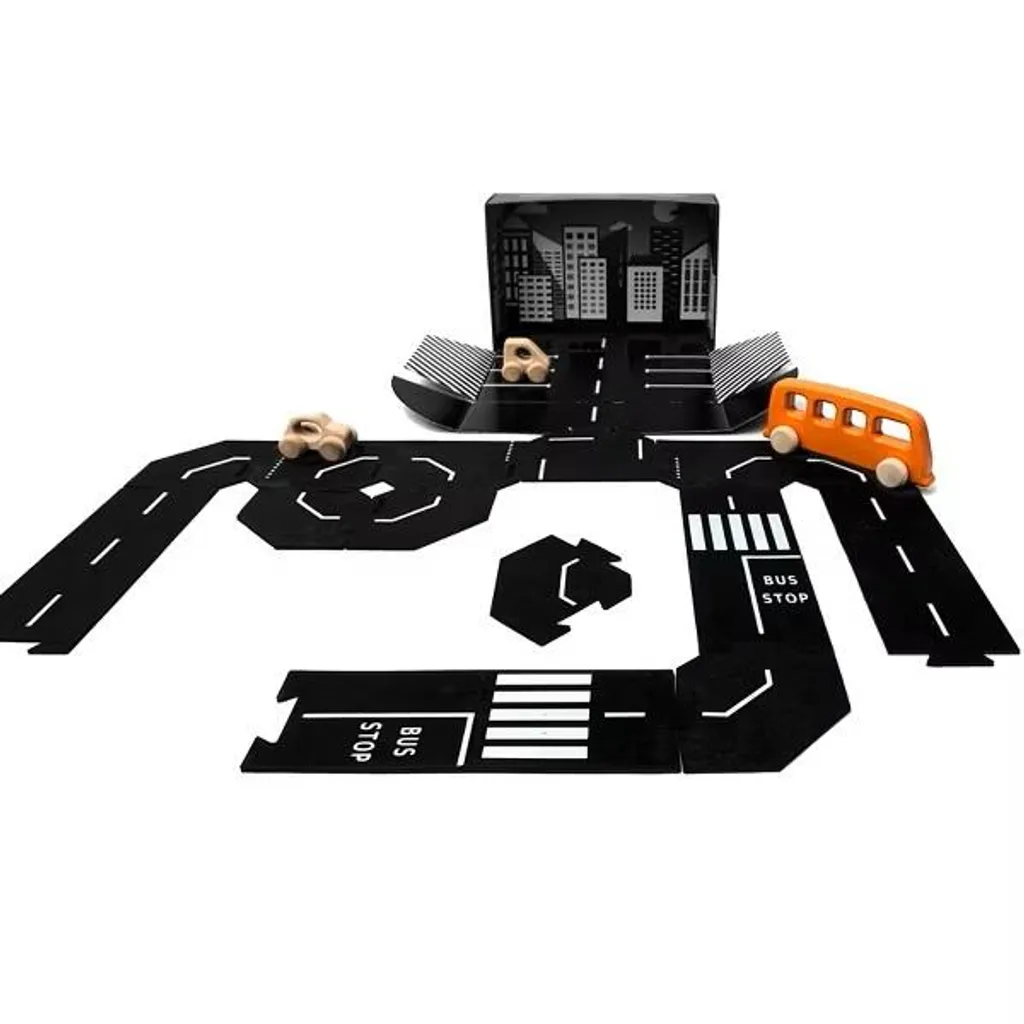 Circuit urbain modulable ToddleRoad City Set 14 pièces pour voitures - 4