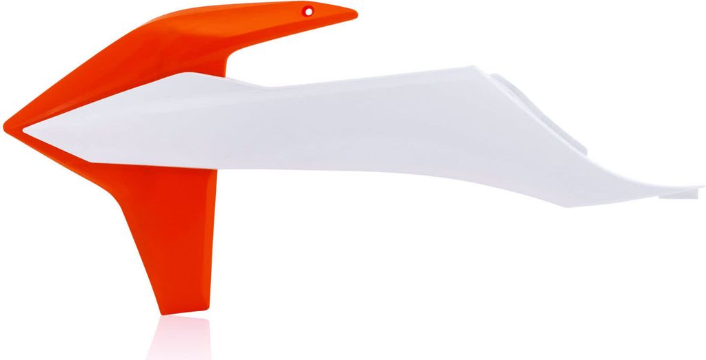 ACERBIS Kühlerseitenteile weiß/orange für KTM