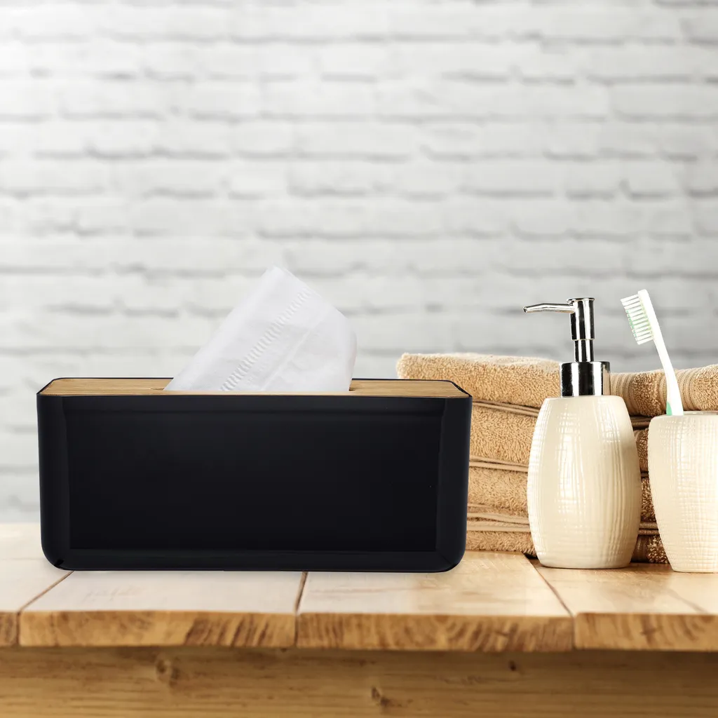 Tissue Box RD2648 Nero Satinato | Accessorio Lusso Bagno e Spa - 2
