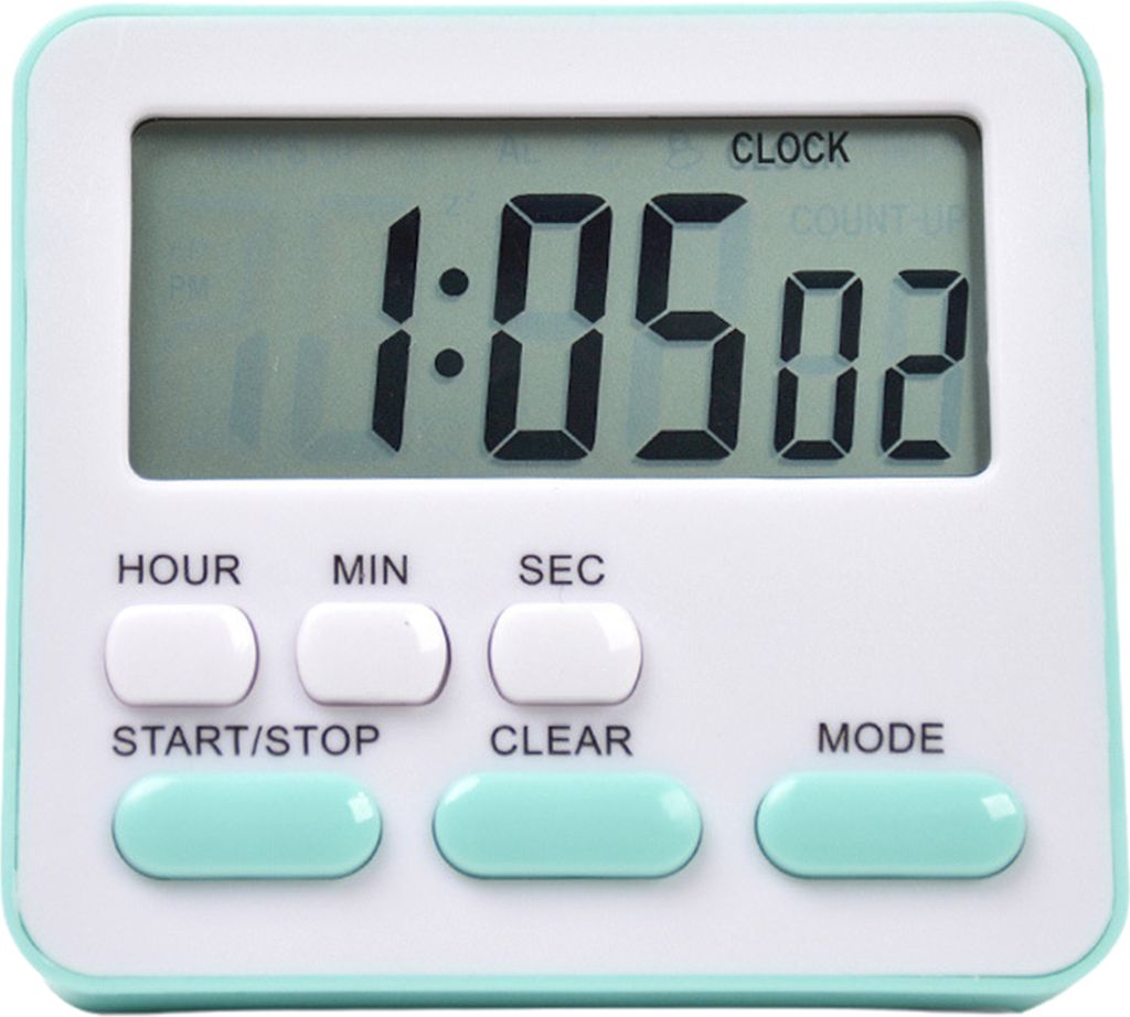 Küchentimer zum Kochen Magnetische Anziehungskraft auf Kühlschrank und Ofen Multifunktionaler digitaler Timer mit großem Display Zeitzähleruhr ...