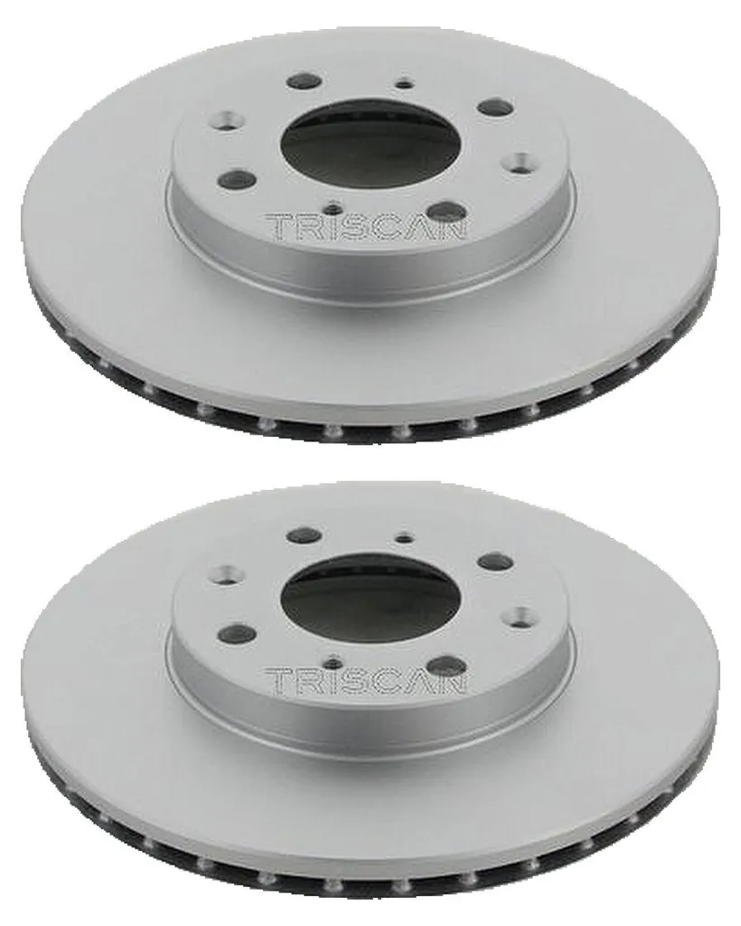 Stop aux bruits de freinage : Disques ventilés 240 mm TRISCAN HONDA JAZZ