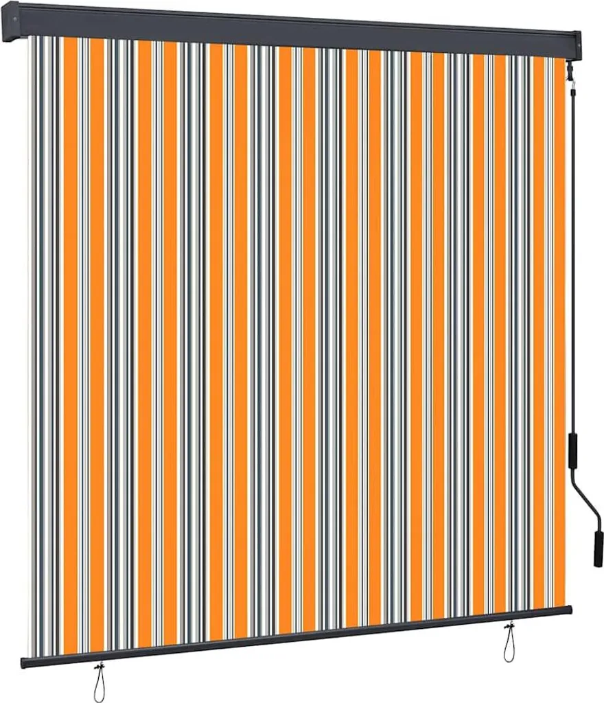 Store enrouleur large 180x250 cm contre le vis-à-vis et le soleil