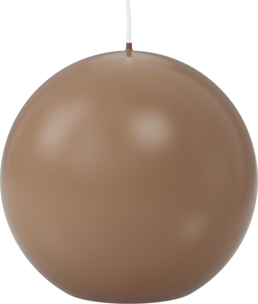 Kugelkerzen Caramel Ø 100 mm, 6 Stück