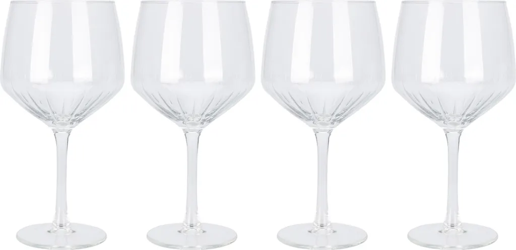 Verres à gin 610 ml pour mixologie et réceptions lot de 4 grand modèle