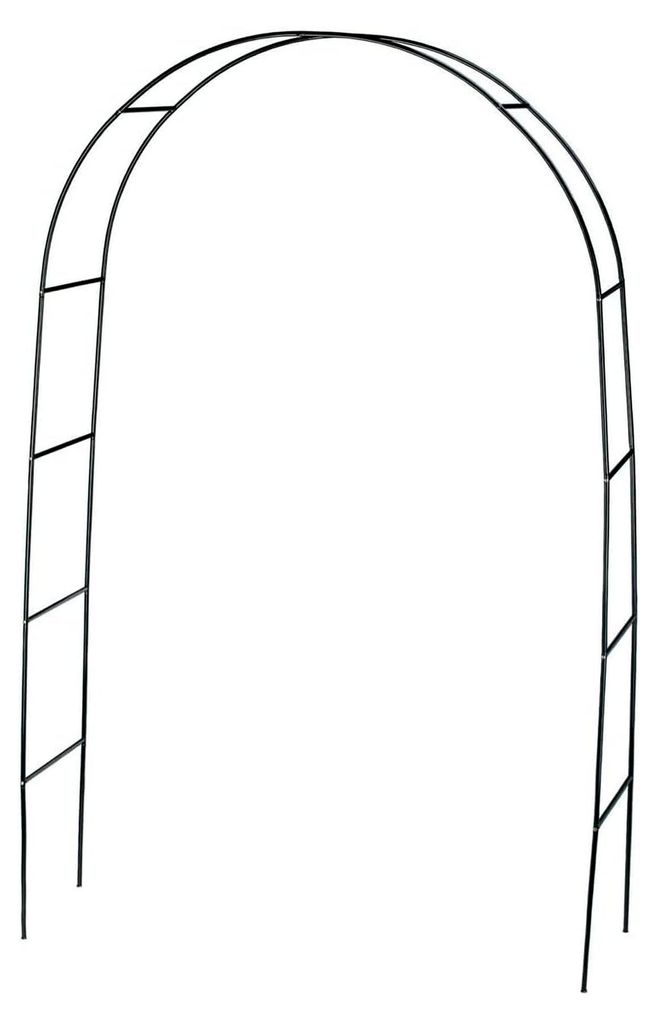 Metall Rosenbogen 240 cm hoch - Gartenbogen für Rankhilfe und Spalier