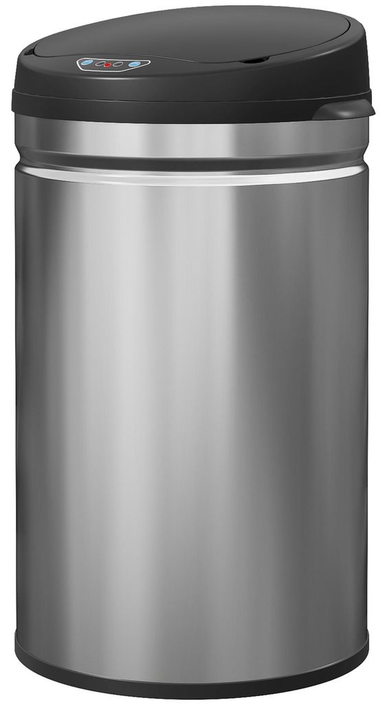 HOMCOM Vuilnisbak met sensor, 30 liter. Automatische Productafbeelding 