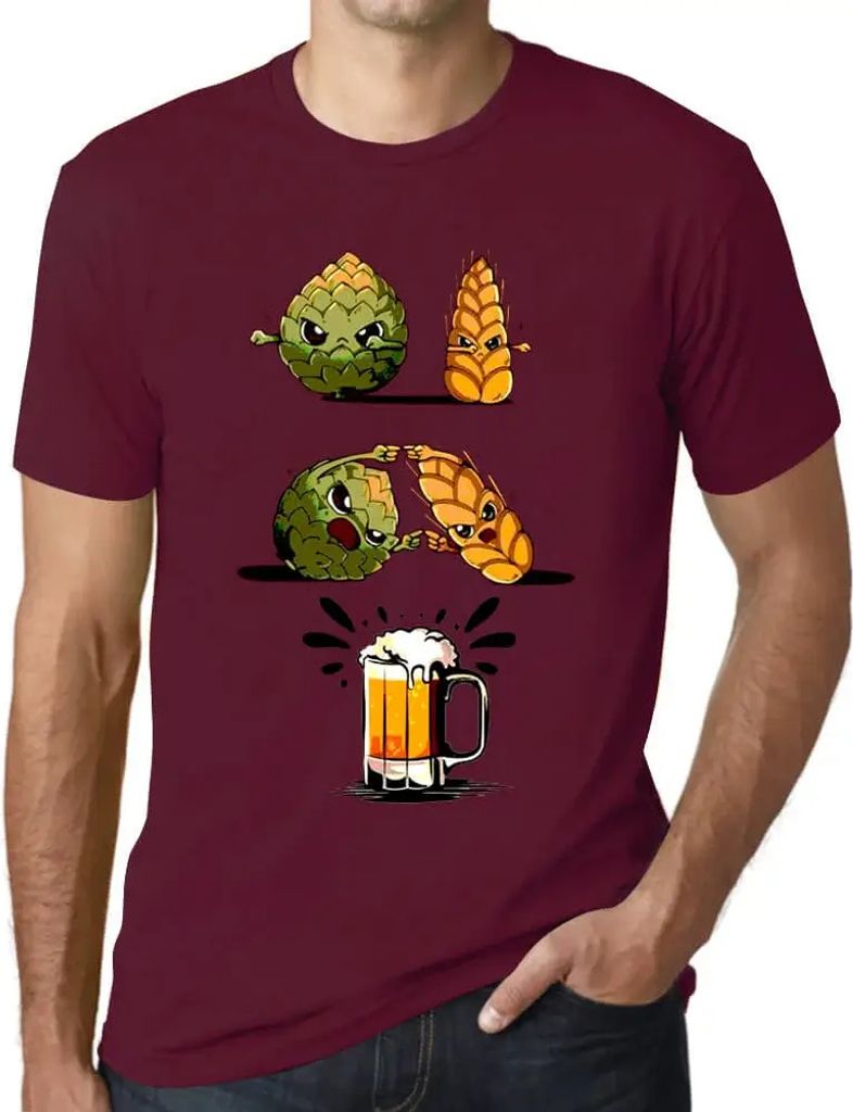 Herren Grafik T-Shirt Design Fusionsbier – Design Fusion Beer – Öko-Verantwortlich Vintage Jahrgang Kurzarm Lustige Druck Geburtstag Geschenk ...