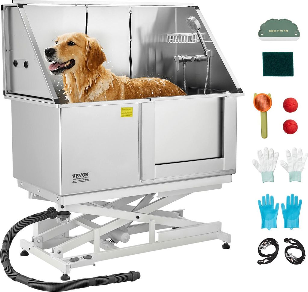 VEVOR Elektrische Hundewaschstation mit Hebefunktion, 127 Produktbild 