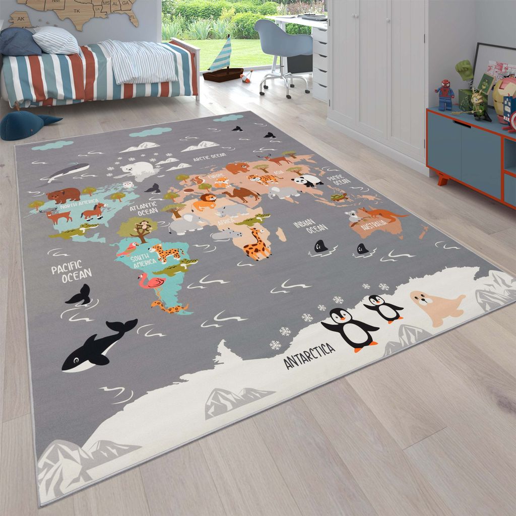 Paco Home Teppich Kinderzimmer Kinderteppich Spielteppich Produktbild 