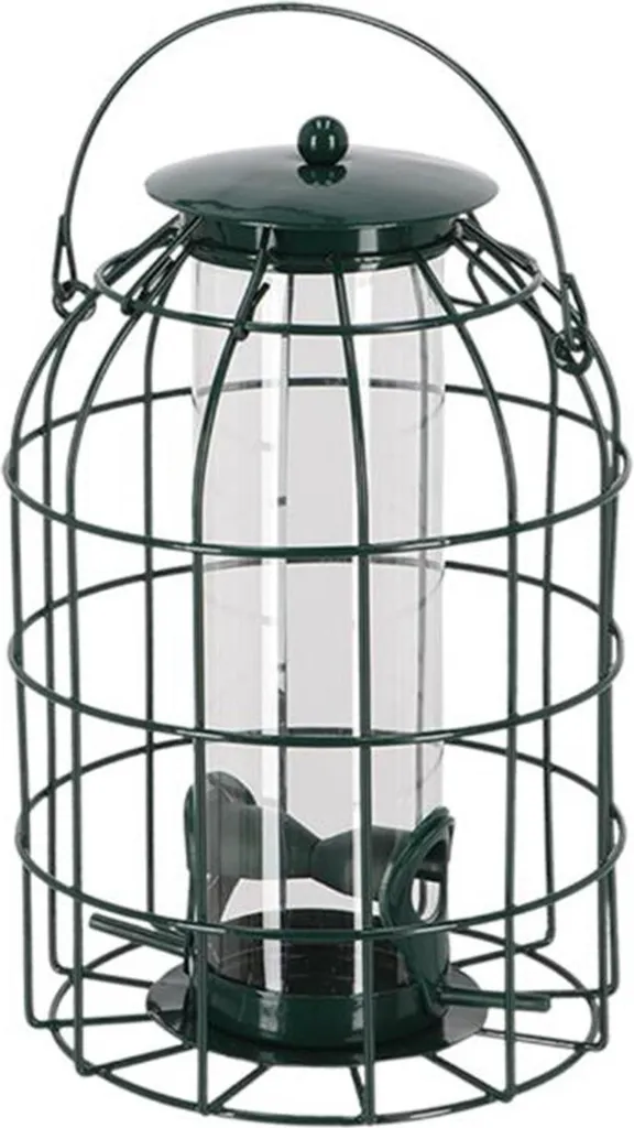 Mangeoire sélective oiseaux Esschert Design - Distributeur de graines métal