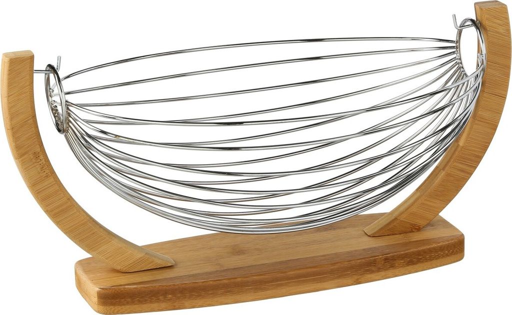 Korb schaukel metall 36x21cm bambus - 5 five simply smart Produktbild 