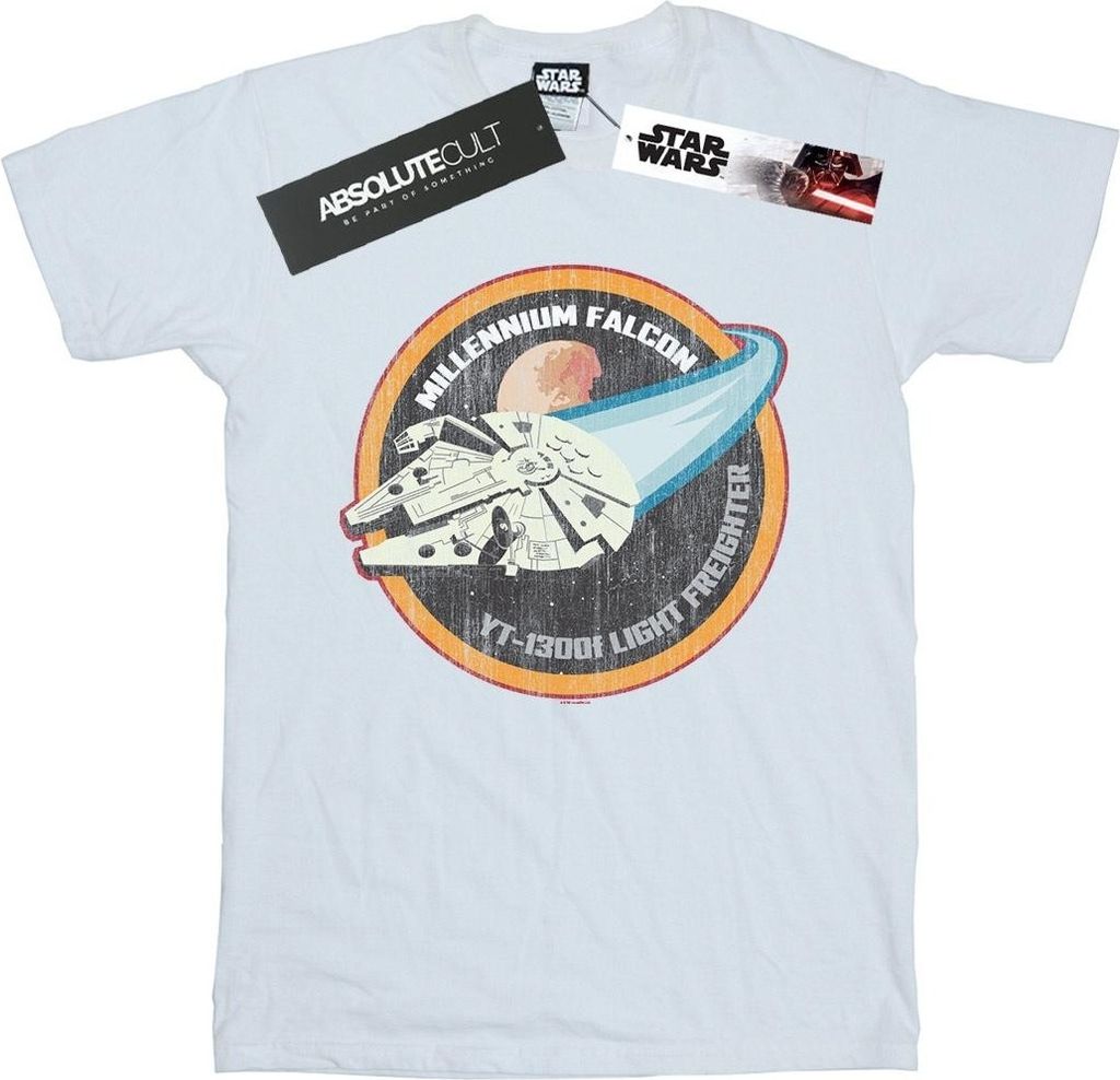 Star Wars - "Millennium" T-Shirt für Jungen BI35348 (116) (Weiß)