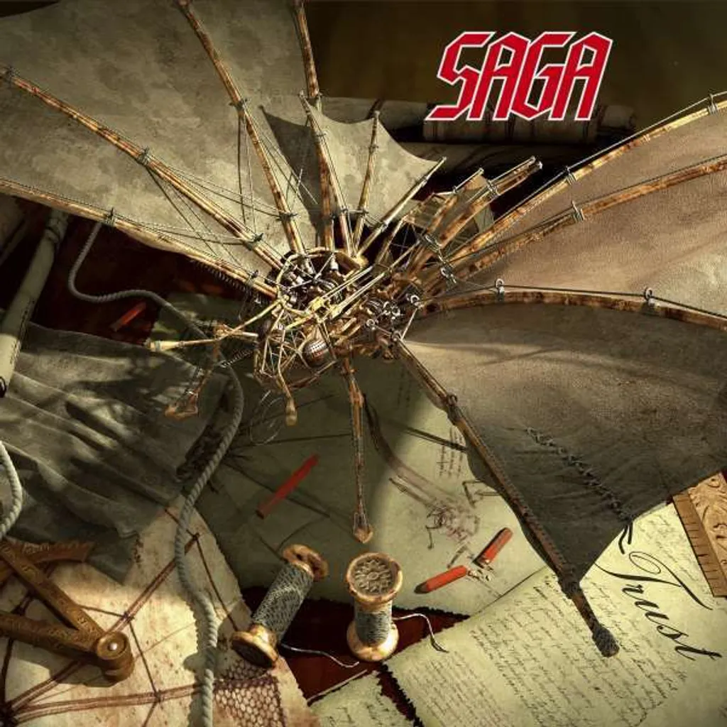 Disque Vinyle Saga Trust Réédition LP - Album Incontournable Rock Prog