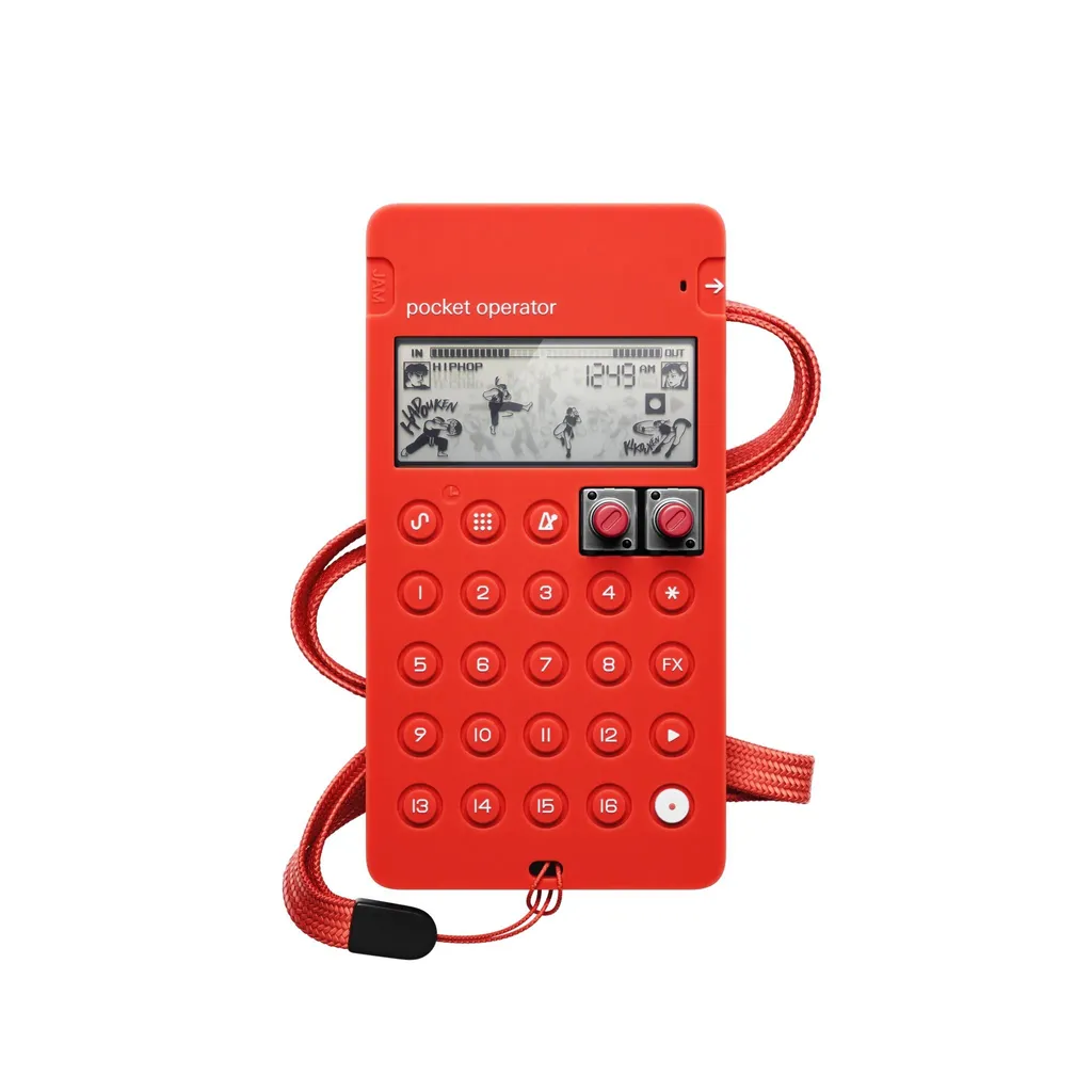 Étui CA-X Teenage Engineering rouge : fini les Pocket Operator rayés