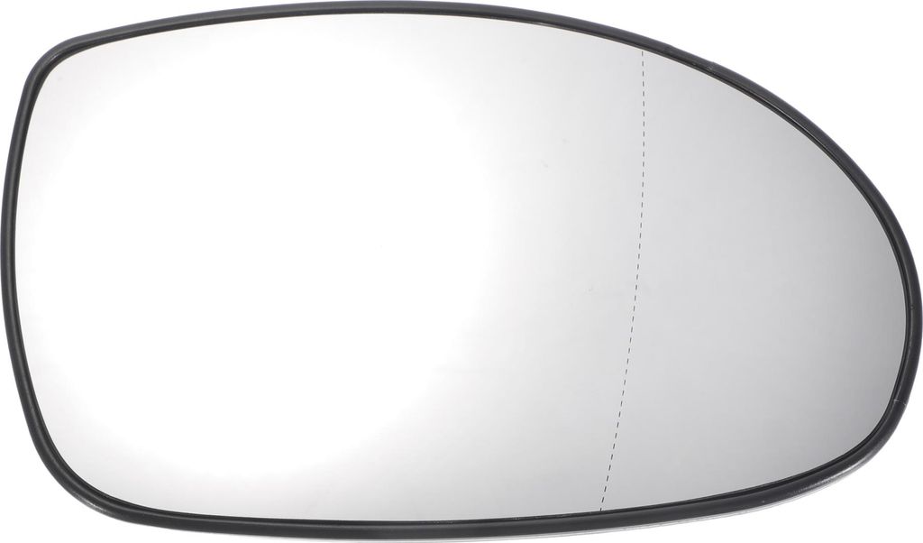 Rechter Außenspiegelglas-Ersatz mit Heizfunktion und Rückenplatte in Weiß für Citroen C5 2001-2008
