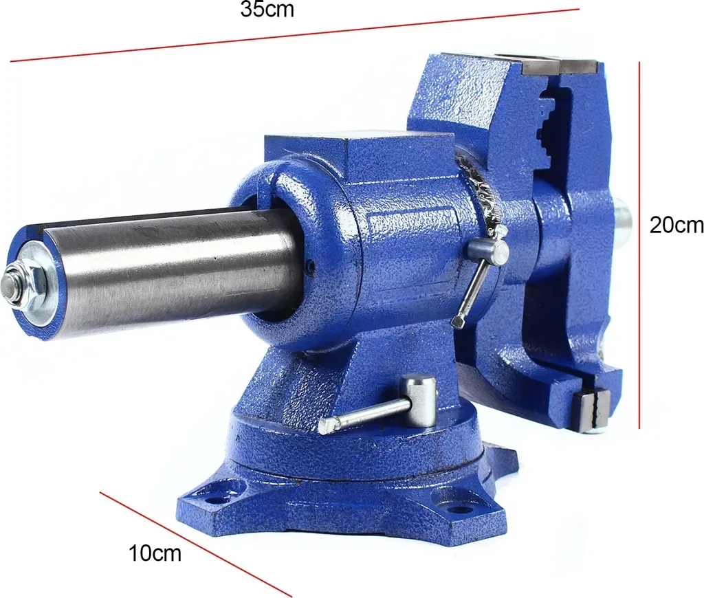 Étau fixe 100mm avec base tournante pour découpe et soudure précise - 5