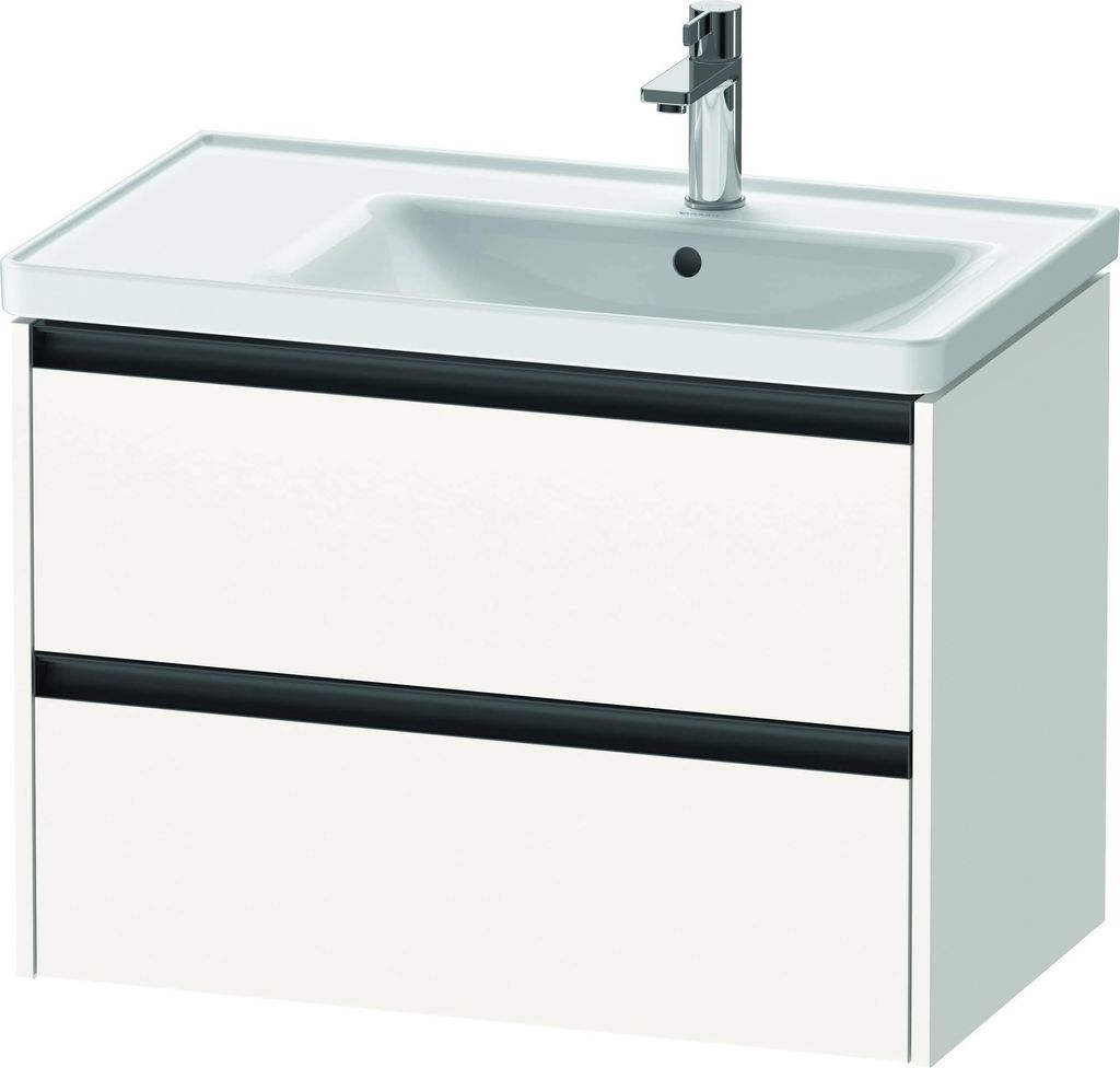 Duravit Ketho.2 Waschtischunterbau wandhängend, 2 Schubkästen, 784x549x455mm, für D-Neo Becken rechts 237080, K25286084840000