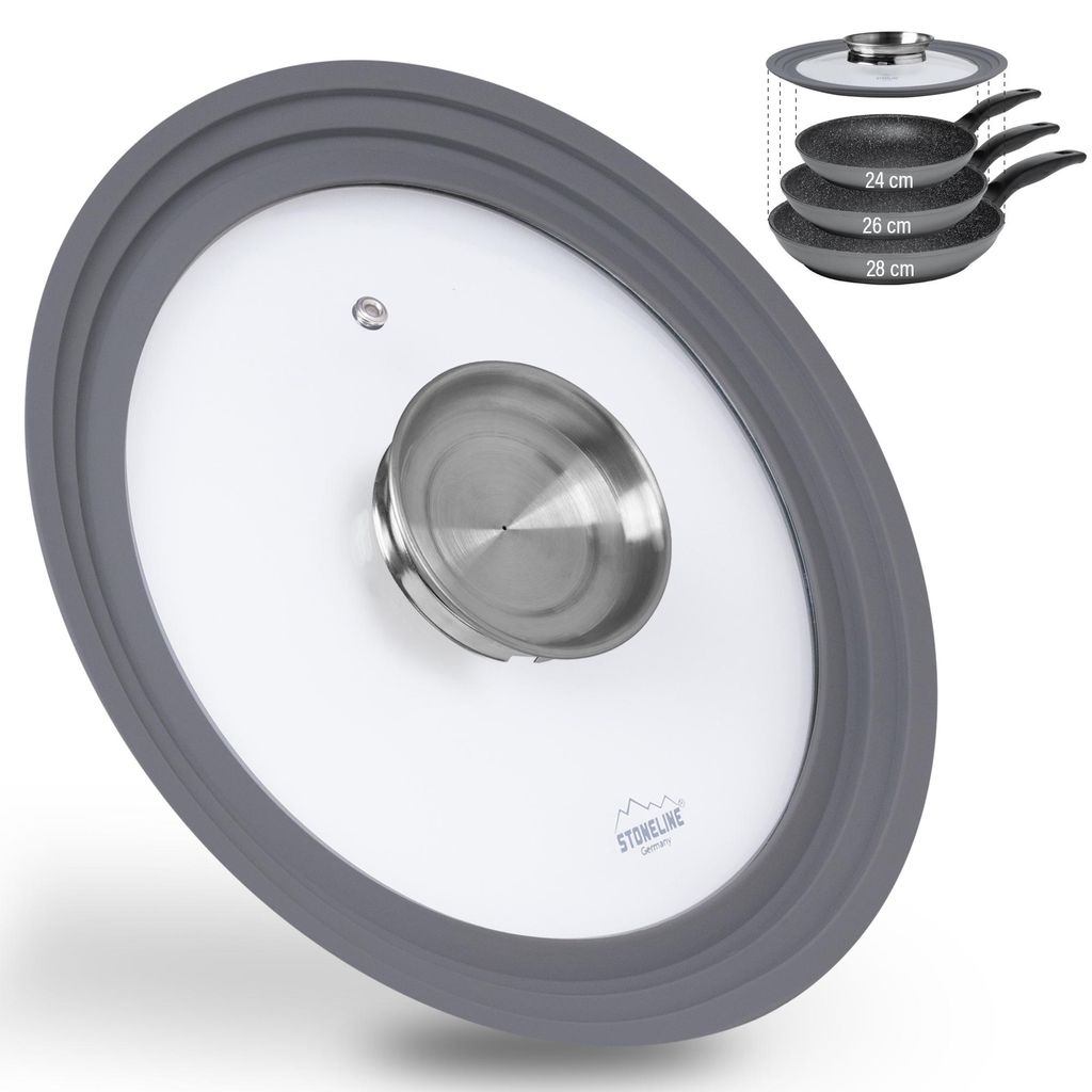 Stoneline LID 24/26/28 Deckel, Glas Produktbild 