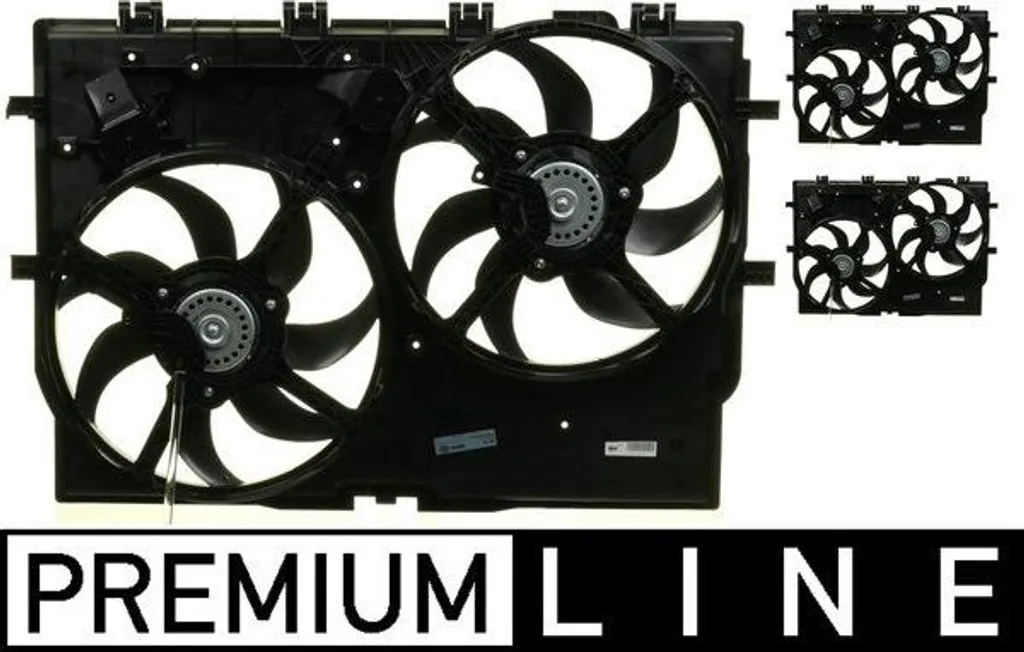 Moto-ventilateur pour Fiat Ducato - Système de refroidissement complet