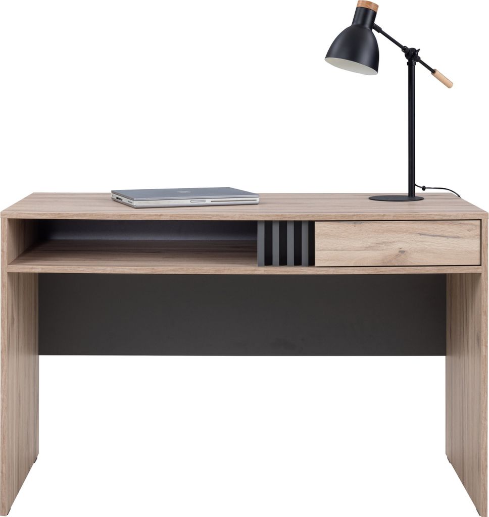 Furniture24 Schreibtisch 120x76x55 cm ALMO AL9 mit Schublade