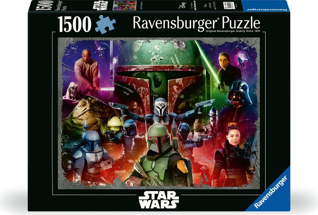 Ravensburger Puzzle 12000427 - Boba Fett: Bounty Hunter - 1500 Teile Star Wars Puzzle für Erwachsene und Kinder ab 14 Jahren