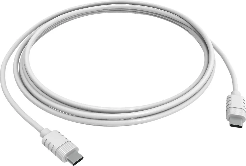 Câble USB Yale SV-USB3M-1A-W Type C Blanc de 3 Mètres pour Alimentation