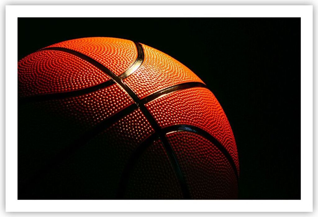 Poster - Poster ohne Rahmen - Basketball Spiel Sport - 91,5x61 cm - Wand Bild - Wanddeko - Wandbilder - Kunstposter - Wandposter - Bilder - Kunstdr...