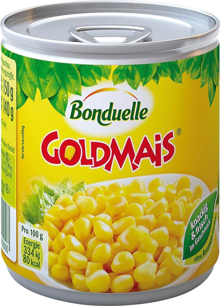 Bonduelle Goldmais Original knackig und frisch 150g 6er Produktbild 