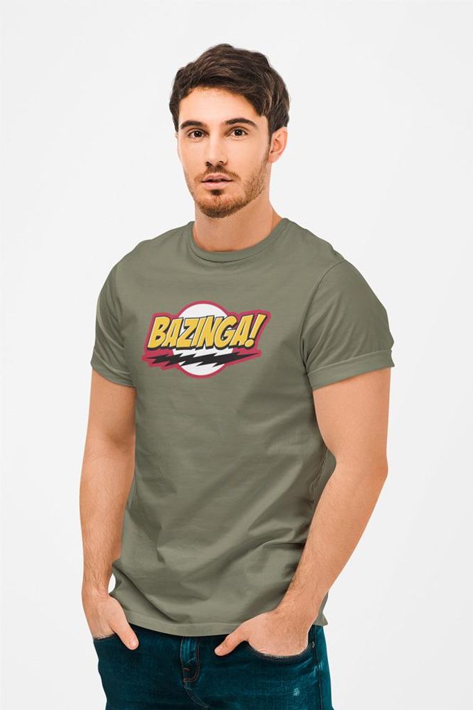 D&B Uni Polo MO00005_TheBigBangTheory_MilitärGrün-Größe M