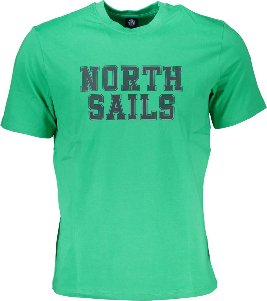 North Sails Grün T-Shirt mit Logo und Rundhalsausschnitt : Größe - M Größe: M