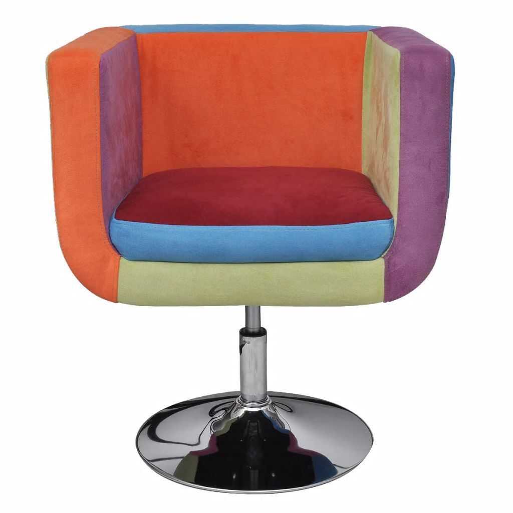 vidaXL Würfel-Sessel mit Patchwork-Design Stoff Produktbild 