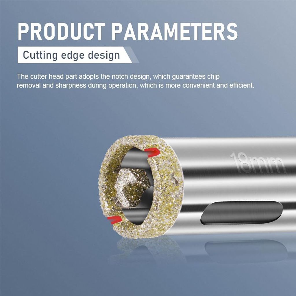 Diamantbohrer, Diamant Lochsäge, 18mm Lochsäge mit Produktbild 3