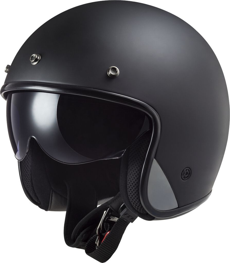 LS2 OF601 BOB II SOLID Jethelm L in schwarz