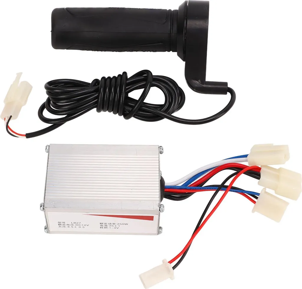 Régulateur de Vitesse 12V 250W pour Moteur à Balais avec Poignée Gaz 3P