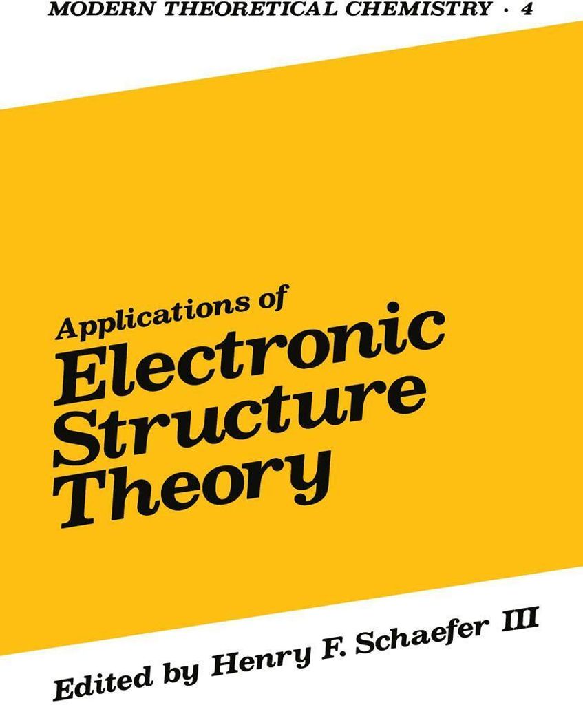 Applications of Electronic Structure Theory