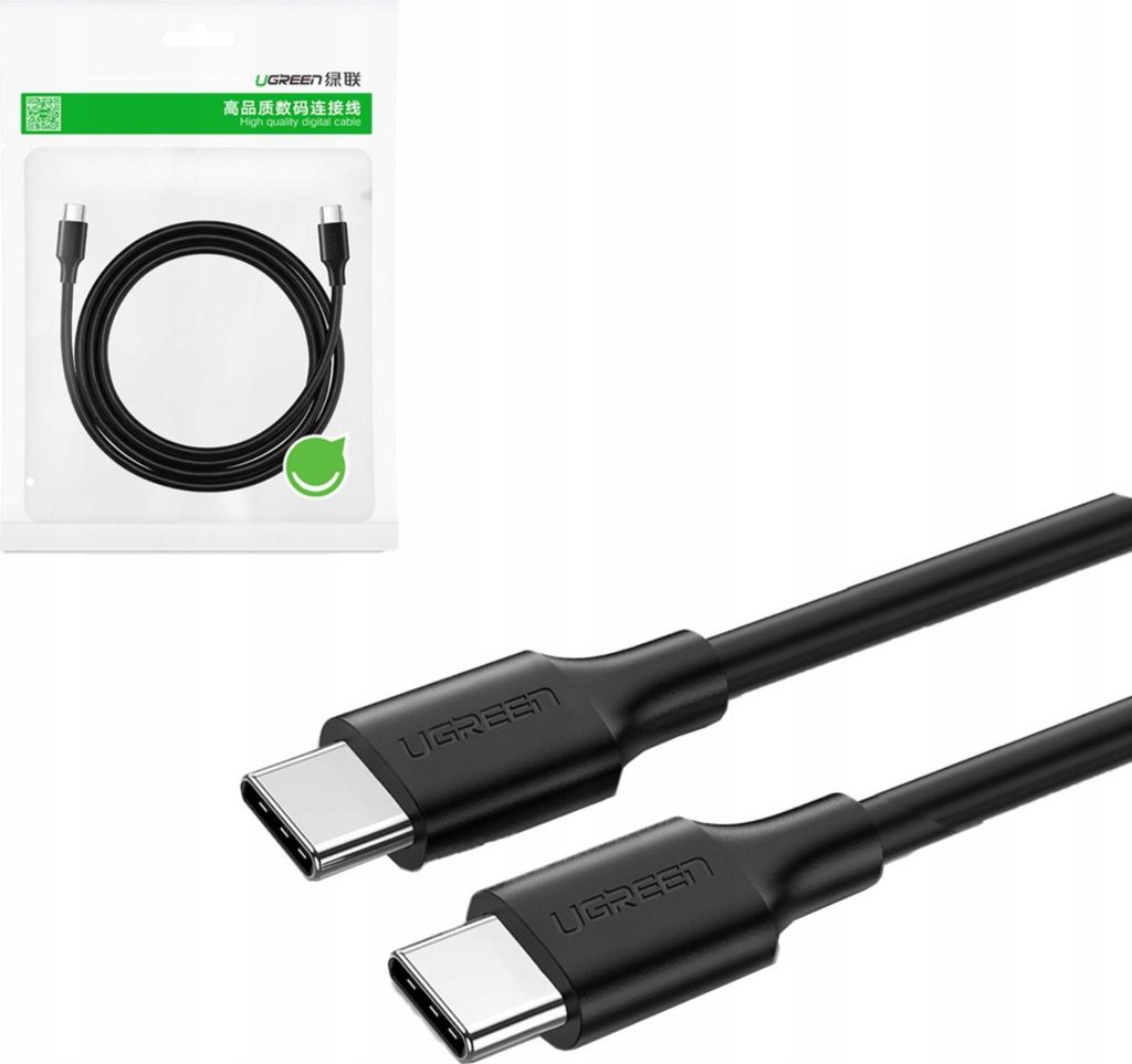 Cavo Ugreen Us286 Usb-C - Usb-C Pd Qc 3A 480Mb/S 2M - Immagine del prodotto 