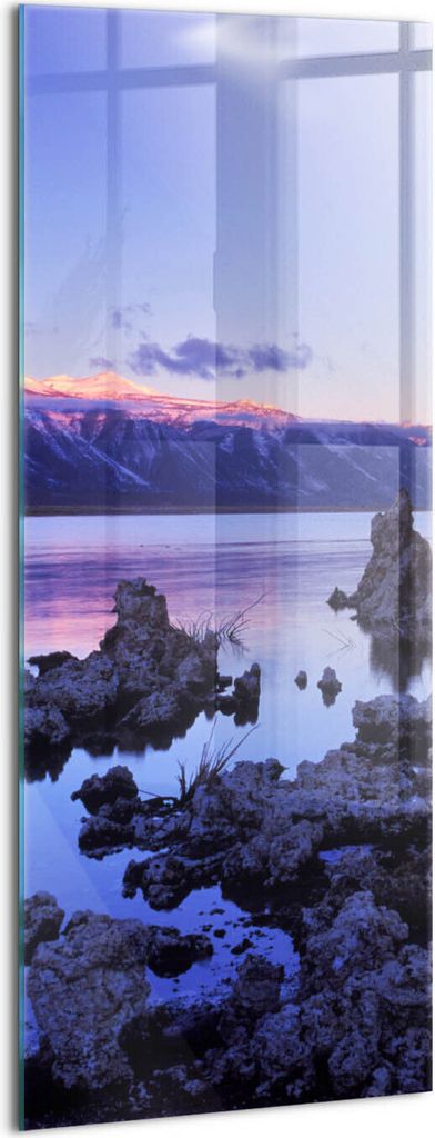 Designer Glasbild - Wandbild - Glas Bild - 50x125 cm - Mono Lake, Kalifornien, Usa