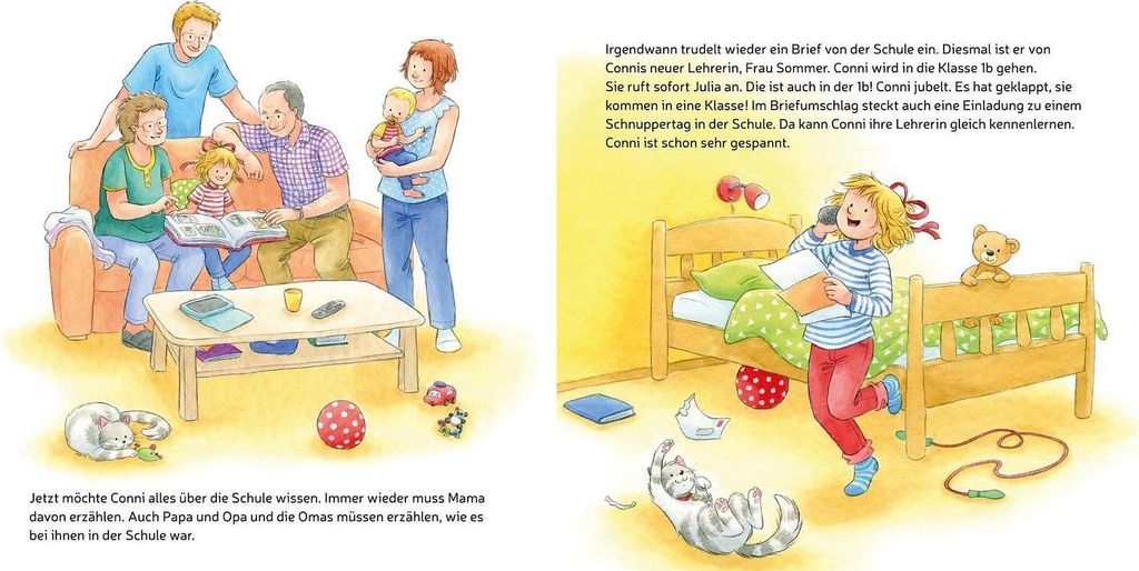 LESEMAUS 101: Conni kommt in die Schule