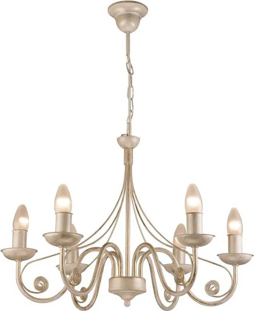 Lustre DONATO blanc 57cm idéal pour éclairer une grande table de repas