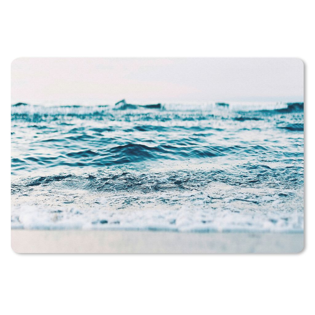 MuchoWow Mauspad Mousepad Meer - Wasser - Natur - Wellen - Strand 27x18 cm - Mousepads - Maus Mat - Pad - Mausunterlage - Büroartikel - Desk Matten