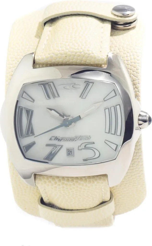 Chronotech CT2188M-20 Orologio Uomo 45mm Pelle Beige - Offerta Esclusiva