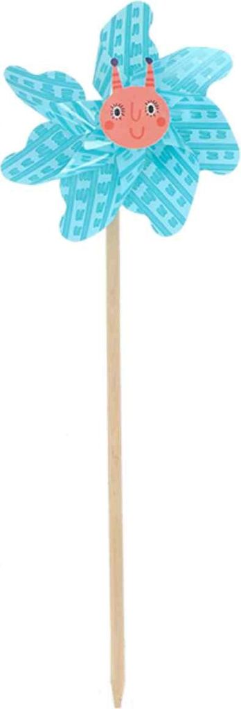 Esschert Design Windrad Schnecke Pink & Blau
