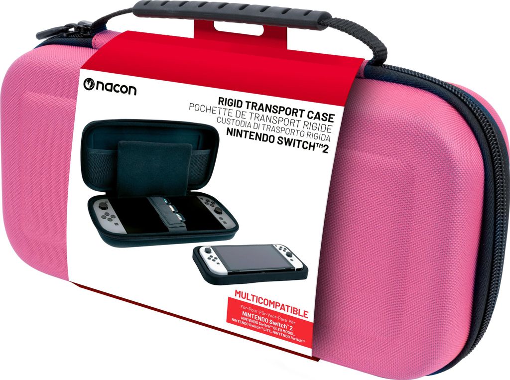 NACON SWITCHNEWPOUCHLPINK, Hartschalenkoffer, Nintendo, Produktbild 