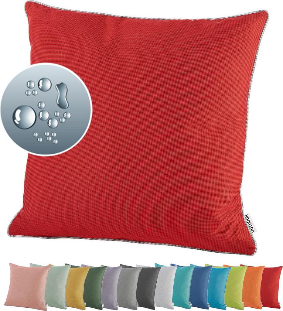 heimtexland ® OUTDOOR Lounge Dekokissen LOTUS EFFEKT 45x45 Produktbild 