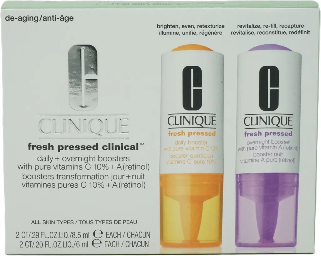 Soin Booster Éclat Clinique Fresh Pressed Cure Vitamine C pour Tout Visage