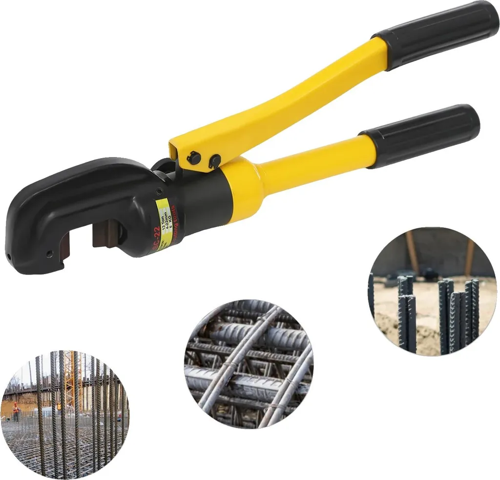 Coupe-acier d'armature pour chantiers de construction - Puissance 13T