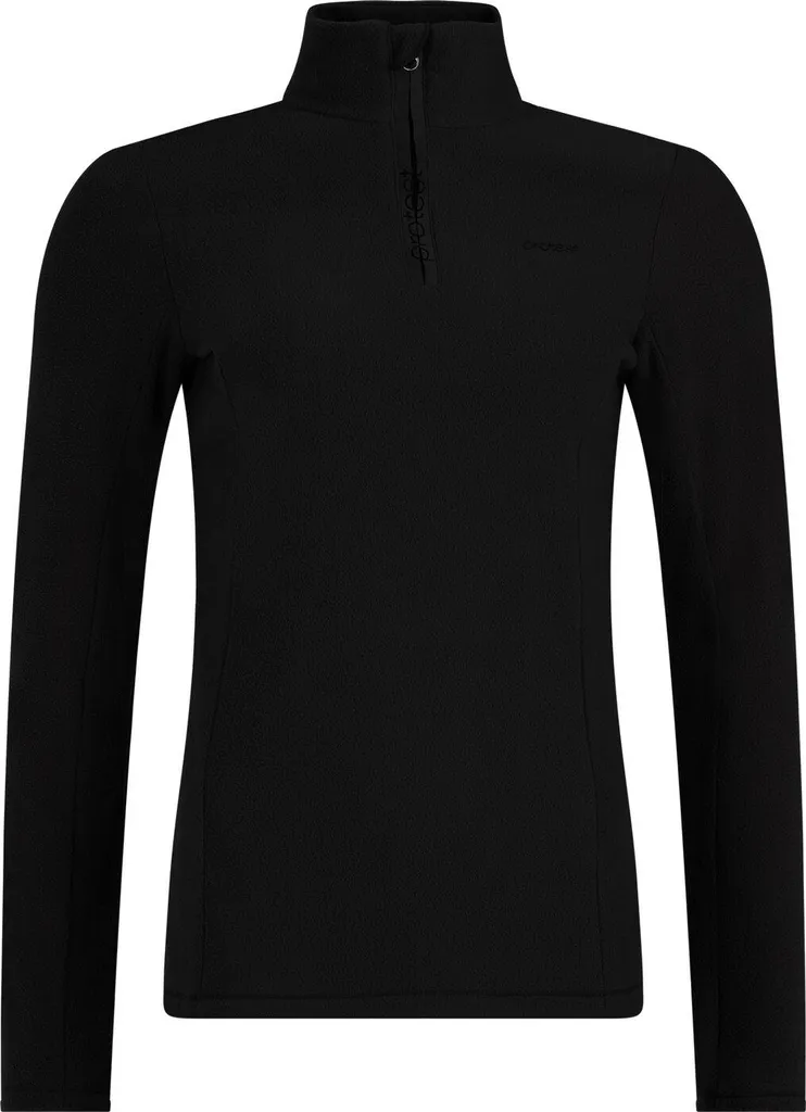Top de sport respirant zippé Protest PRTRemutez noir en taille 36