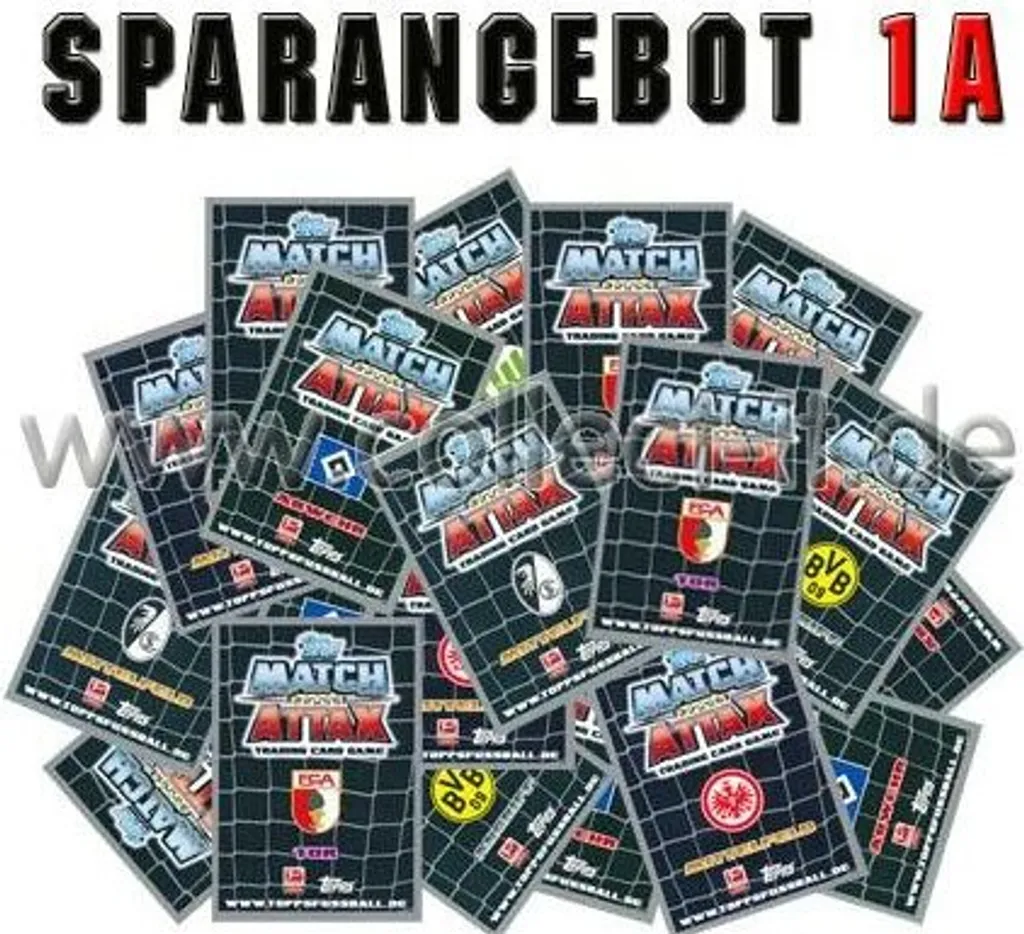 Complétez votre Collection Match Attax 12/13 avec 1000 Cartes Mélangées